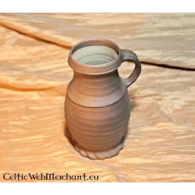 13de Eeuwse Cilinderhalskruik 4 13de Eeuwse Cilinderhalskruik - Afbeelding 2