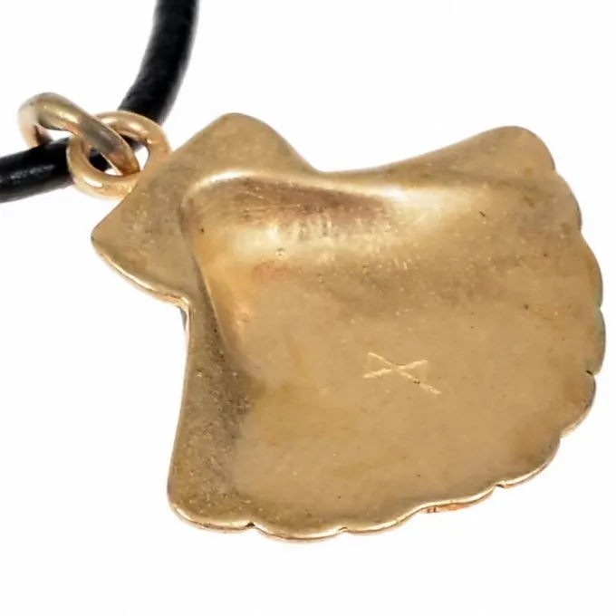 Amulet Middeleeuwse Jacobus Schelp, Brons 4 Amulet Middeleeuwse Jacobus Schelp, Brons - Afbeelding 2