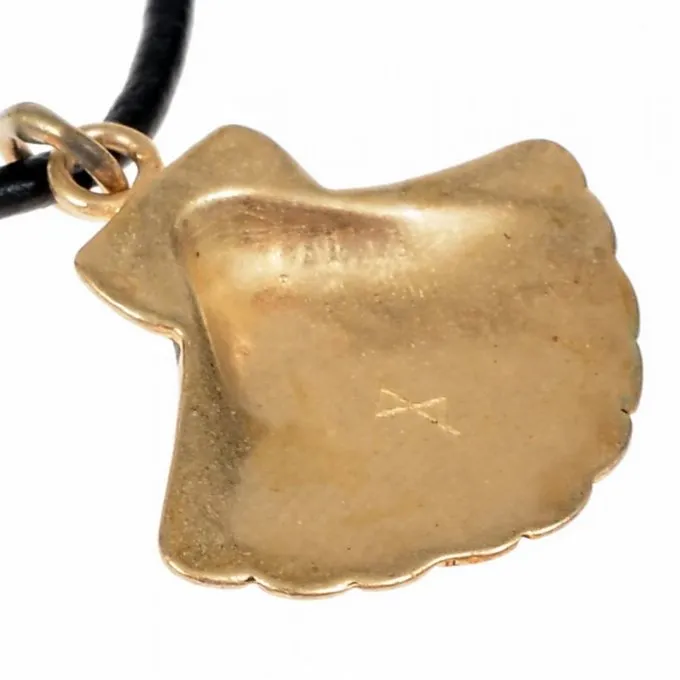 Amulet Middeleeuwse Jacobus Schelp, Verzilverd Brons 4 Amulet Middeleeuwse Jacobus Schelp, Verzilverd Brons - Afbeelding 2