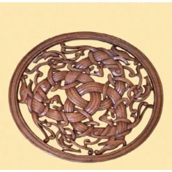 Borre-stijl Viking Houtsnijwerk