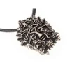 Green Man Amulet, Verzilverd
