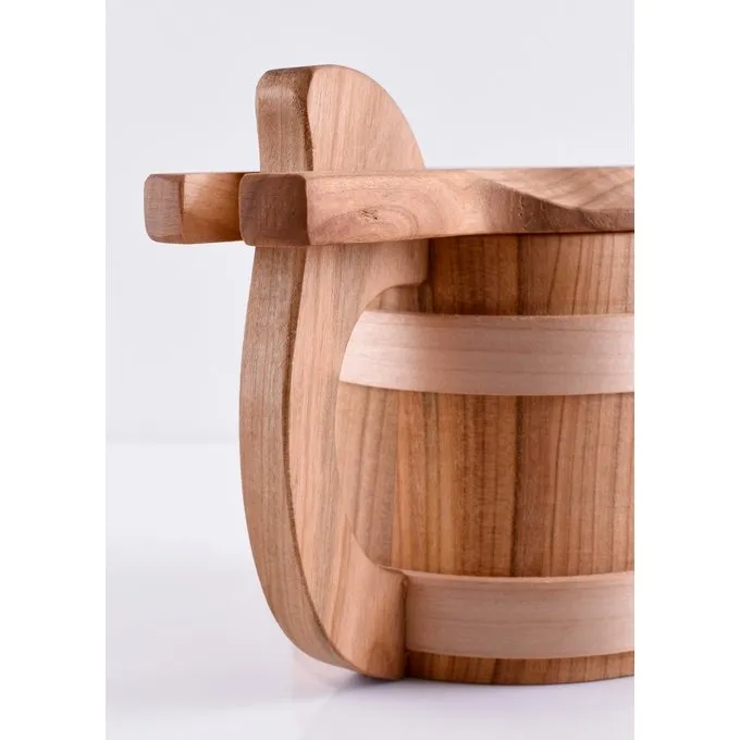 Houten Kroes Met Deksel 5 Houten Kroes Met Deksel - Afbeelding 3