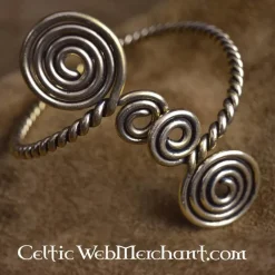 Keltische Bovenarmband Met Spiralen