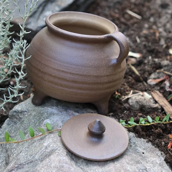 Klein 13de Eeuws Kookpotje 5 Klein 13de Eeuws Kookpotje - Afbeelding 3