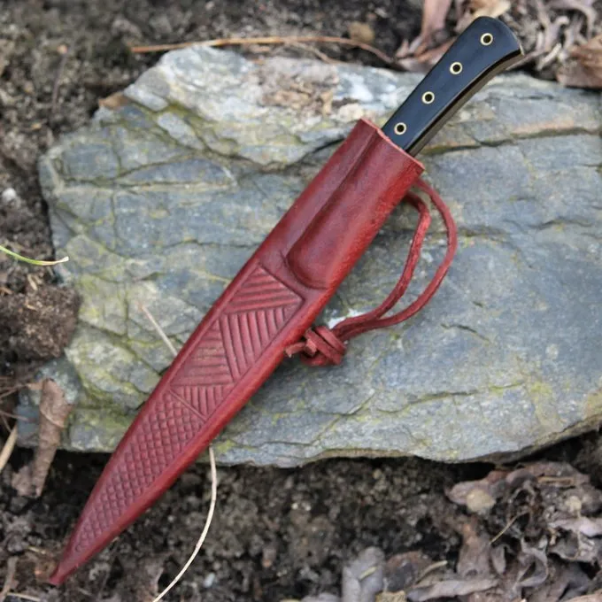 Middeleeuws Eetmes Met Hoornen Handvat 7 Middeleeuws Eetmes Met Hoornen Handvat - Afbeelding 5