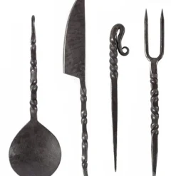 Deepeeka Middeleeuwse Bestekset Met Leren Buidel