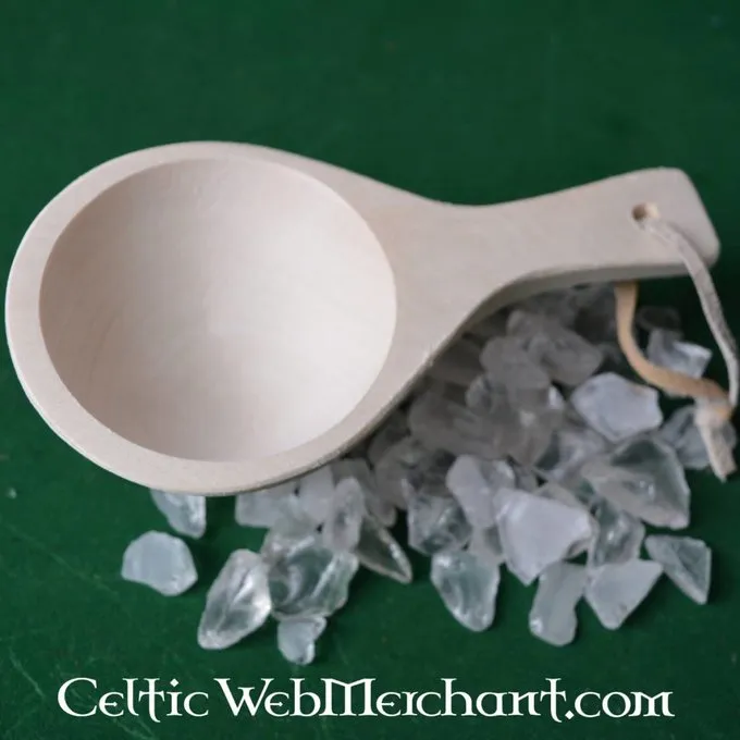 Opscheplepel Met Leren Koordje 4 Opscheplepel Met Leren Koordje - Afbeelding 2