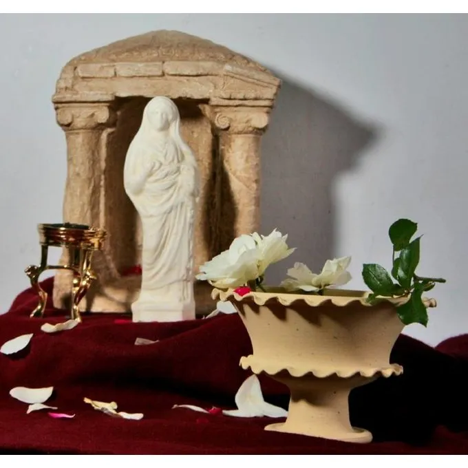 Romeinse Wierookschaal Aardewerk 4 Romeinse Wierookschaal Aardewerk - Afbeelding 2